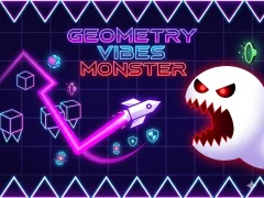 Гульня Geometry Vibes Monster онлайн
