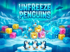 Гульня Unfreeze Penguins онлайн