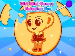 Гульня Girl Mini Games Relaxing Fun онлайн
