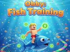 Гульня Obby: Fish training онлайн