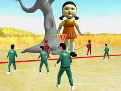 Гульня Red Light Green Light онлайн
