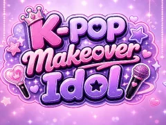 Гульня K-pop Makeover Idol онлайн