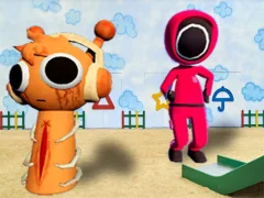Гульня Squid Sprunki Dance Game онлайн