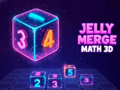 Гульня Jelly Merge Math 3D онлайн