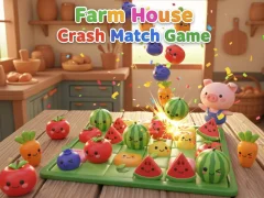 Гульня Farm House Crash Match Game онлайн