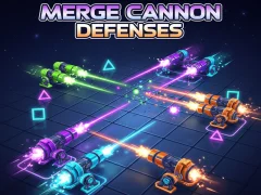 Гульня Merge Cannon Defenses онлайн