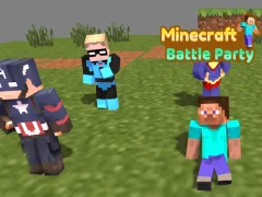 Гульня Minecraft Battle Party онлайн