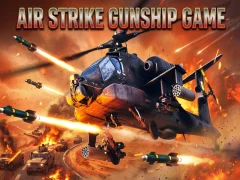 Гульня Air Strike Gunship Game онлайн