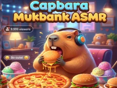 Гульня Capybara Mukbang ASMR онлайн