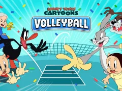 Гульня Looney Tunes Cartoons Volleyball онлайн