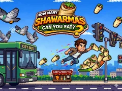 Гульня How Many Shawarmas Can You Eat? онлайн