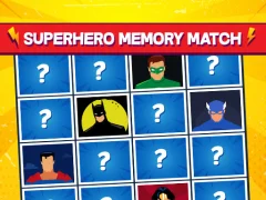 Гульня Superhero Memory Match онлайн