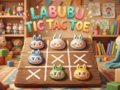 Гульня Labubu Tic Tac Toe онлайн