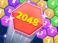 Гульня Block Hexa Merge 2048 онлайн