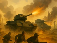 Гульня Endless War Remaster онлайн