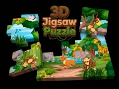 Гульня 3D Jigsaw Puzzle онлайн