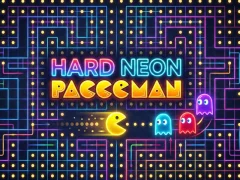 Гульня hard neon paccoman онлайн