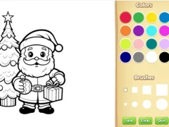 Гульня Christmas Coloring Book For Kids онлайн
