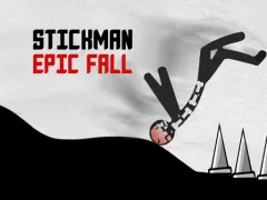 Гульня Stickman Epic Fall онлайн