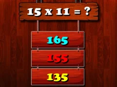 Гульня Multiplication Math Challenge онлайн