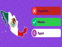 Гульня Guess the Country онлайн