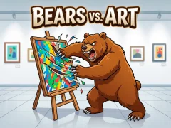 Гульня Bears vs. Art онлайн