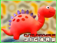 Гульня Cute Dinosaur Jigsaw онлайн