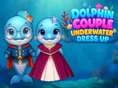 Гульня Dolphin Couple Underwater Dress Up онлайн