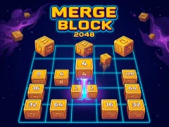 Гульня Merge Block 2048 онлайн
