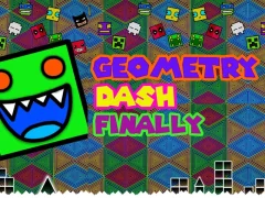 Гульня Geometry Dash Finally онлайн