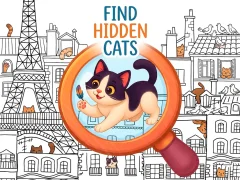 Гульня Find Hidden Cats онлайн