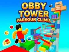 Гульня Obby Tower Parkour Climb онлайн