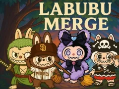 Гульня Labubu Merge онлайн