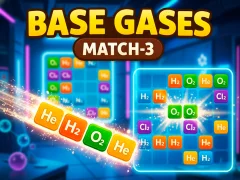 Гульня Base Gases Match-3 онлайн