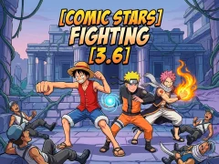 Гульня Comic Stars Fighting 3.6 онлайн