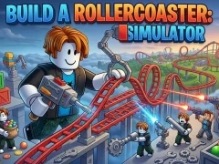 Гульня Build a Rollercoaster: Simulator онлайн