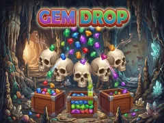 Гульня Gem Drop онлайн