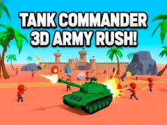 Гульня Tank Commander 3d Army Rush! онлайн