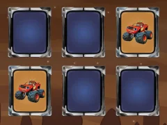 Гульня Monster Trucks Memory онлайн