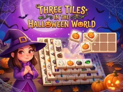Гульня The Three Tiles in the Halloween World онлайн