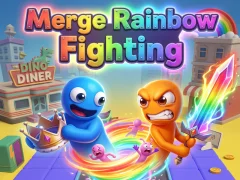 Гульня Merge Rainbow Fighting онлайн