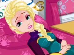 Гульня Elsa Stomach Virus онлайн