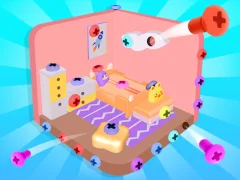 Гульня Screw Sort 3D: Screw Puzzle онлайн