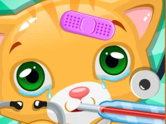 Гульня Little Cat Doctor онлайн