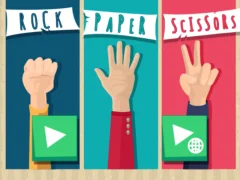 Гульня Rock Paper Scissors онлайн