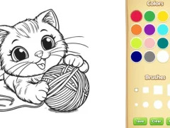 Гульня Cat Coloring Book онлайн