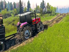 Гульня Real Chain Tractor Towing Train Simulator онлайн