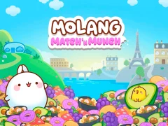 Гульня Molang Match'n Munch онлайн