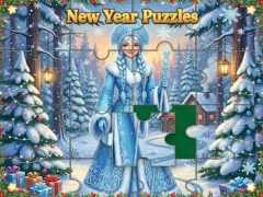 Гульня New Year Puzzles онлайн