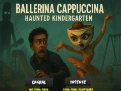 Гульня Ballerina Cappuccina Haunted Kindergarten онлайн